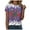 Purple, variant on larppty Fall Crew Neck T-Shirts Women Christmas Graphic Shirts Cute Xmas Tees Funny Holiday Family Short Sleeves Tops (Purple, L)