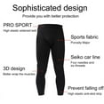 thumbnail image 4 of Dsseng Basketball Pants with Knee Pads  Black Knee Pads Compression Pants, 4 of 7