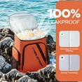 thumbnail image 3 of Maelstrom Backpack Cooler,36 Can Cooler Backpack,Soft Cooler Bag Insulated Leakproof,Lightweight Ice Chest Backpack,Travel Cooler Lunch Backpack for Camping,Hiking,Beach,Orange, 3 of 14