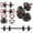 40LB/4-IN-1, variant on Signature Fitness Adjustable Dumbbell Set, Portable Design with Changeable Weight Plates and Non-Slip Handles for Home Gym Workouts