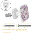 thumbnail image 2 of 4 Pieces Set Drawer Pulls Handle Square Wardrobe Cabinet Knobs with Stainless Steel Screws Furniture Kitchen Decor, 2 of 5