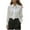 White, variant on APEXFWDT Women's Long Sleeve Dress Shirt Solid V-Neck Formal Office Blouse with Tie, for Business Meetings & Daily Work,XL,Pink