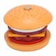 thumbnail image 2 of Juego de cocina de comida rápida para niños, madera compuesta, forma bonita, mejora la habilidad de coordinación, juguetes para jugar a las casitas, hamburguesa, 2 of 5