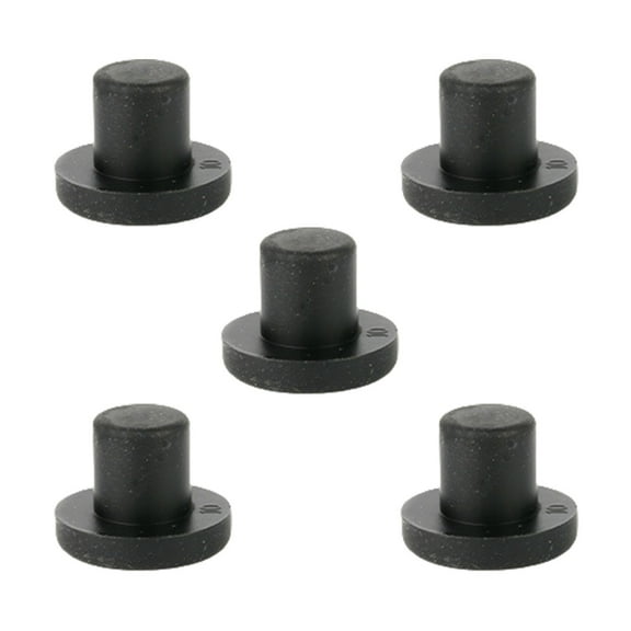 Black Silicone Rubber Stoppers Stopper Hole Plug For Secure Sealing Protective