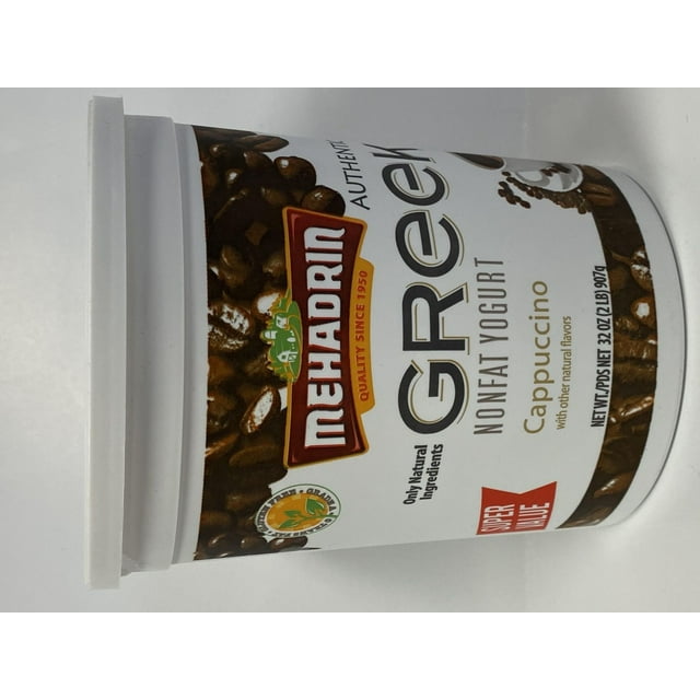 Mehadrin Greek yogurt Cappuccino BIG 2 Lb