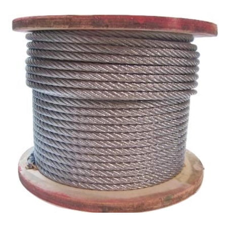 3/8", 7x19 Galvanized Cable (150 ft Reel)