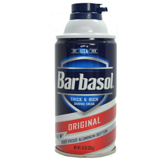 Barbasol, Thick & Rich Shaving Cream, Original 10oz Each Walmart
