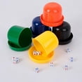 thumbnail image 2 of Ensemble de dés de Table Ronds Blancs pour Bar Club KTV dés en Plastique Jouet, 2 of 7