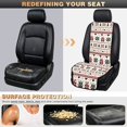 thumbnail image 4 of Eheartsgir Dustproof Car Seat Covers for Most Vehicles, Quilted Padded Fabric Non Slip Car Front Seat Covers, Christmas Fair Isle Theme, 4 of 6