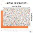thumbnail image 6 of Yayeee Doormat for Inside 20"x32" Absorbent Low-Profile Washable Non-Slip Rubber Backed Entryway Rug, Pastel Floral Pattern, 6 of 8