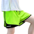 thumbnail image 3 of Liyamei Boys Athletic Shorts with Drawstring and Loose Fit for Summer Sports Size 5-16,Green, 3 of 7