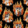 thumbnail image 3 of Hot Dice (Black) Necktie Mens Tie, 3 of 3