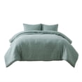 thumbnail image 1 of Bhg Tonal Paisley Matelasse 3pc Comf set Green-King, 1 of 4