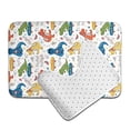 thumbnail image 6 of Yiaed Dinosaur Print Bathroom Mat Set 2 Pieces Mat Anti-Skid Pad Ultra Soft and Absorbent Bathroom Bath Mat Contour Bath Rugs for Toilet Base, 6 of 6