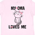 thumbnail image 4 of Inktastic My Oma Loves Me Girls Gift Girls Toddler T-Shirt, 4 of 5