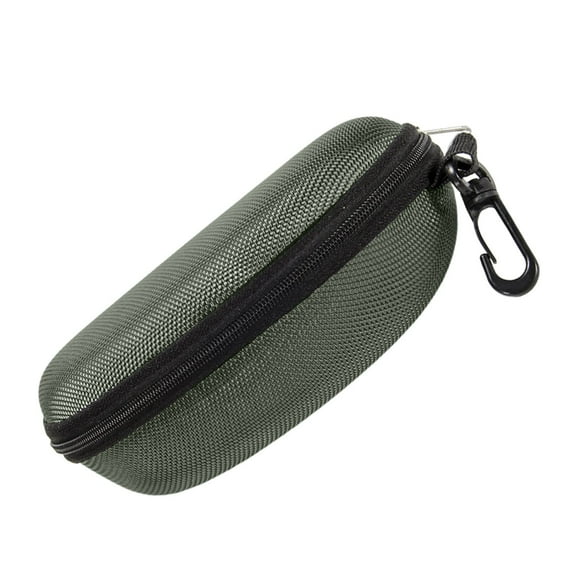 Zipper Eyeglasses Case Holder,Portable Travel Zipper Hard Box Glasses Sunglasses Case Box Protector for Men Women,6.69x2.36" Shockproof Shell Sunglasses Organizer with Zipper