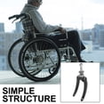thumbnail image 3 of 2 piezas de repuesto para soporte de silla de ruedas de metal, pieza de tracción, soporte para rueda delantera, suministro para silla de ruedas, 3 of 8