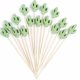 thumbnail image 4 of Palillos de CóCtel Palillos de Dientes de Bambú Hechos una Mano 300 Piezas 5,1 Pulgadas Cactus, 4 of 5