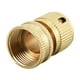 thumbnail image 1 of Conectores rápidos de latón hembra de 3/4" G para manguera de jardín, 1 of 5