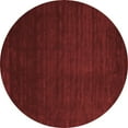 thumbnail image 1 of Ahgly Company Indoor Round Abstract Red Contemporary Area Rugs, 7' Round, 1 of 4