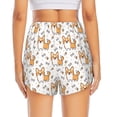 thumbnail image 4 of Goofa Corgi with Hearts Printed Women 2 in 1 Running Shorts,Quick Dry Athletic Workout Shorts,High Waisted Athletic Shorts with Liner Pockets-Small, 4 of 9