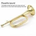 thumbnail image 3 of destyer Home School Adults Kids Bugle Call Battle Trumpet Parade March Band Trumpets Photography Prop Wind Instrument Gift, 3 of 8