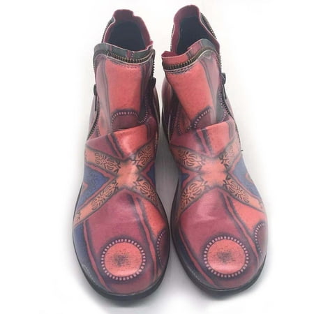 

HOMBOM Casual Middle Mid Calf Boots Christmas Platform Boots Winter Mom Hiking Shoes Women Hiking & Hunting Boots For Rollback