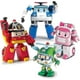 thumbnail image 1 of Sbsg Robocar Poli 4 Pack Poli + Amber + Roy + Helly Transforming Robot Toys, 4" Transformable Action Figure Toy, Emergency Vehicle Playset, Holiday Bi, 1 of 5