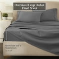 thumbnail image 3 of 1200 Thread Count Egyptian Cotton Sheets & Pillowcases, 4-Piece Sheet Set by Impressions - Full, 3 of 13