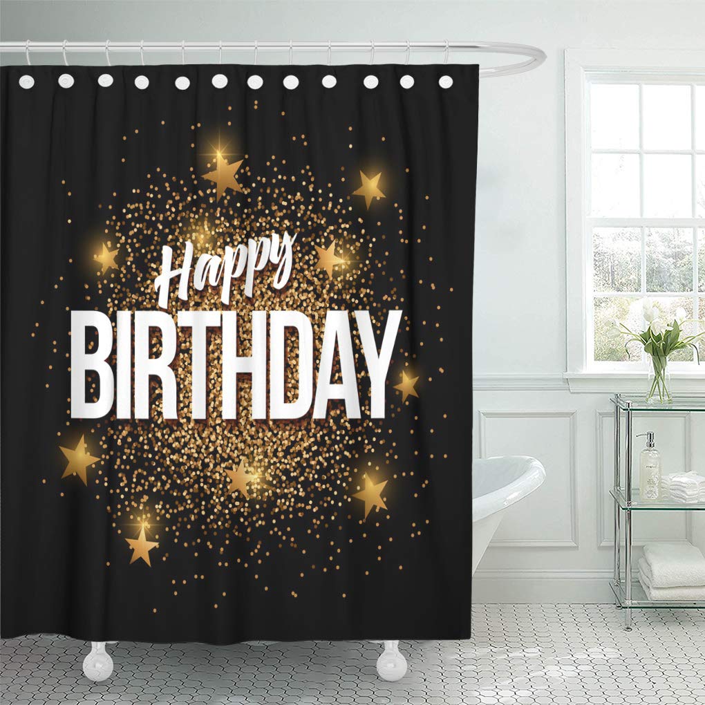 KSADK Black Luxury Happy Birthday are Layered Separately in File Shower ...