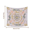 thumbnail image 3 of Tapiz de ropa de cama impresa de poliéster suministros de decoración de pared para el hogar bohemio para colgar en la pared, 73x95 CM, morado Vogacara HA7124-07B, 3 of 6