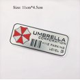 thumbnail image 3 of Adhesivo de aluminio 3D con logotipo de Umbrella Corporation para decoración de carrocería y maletero de Mercedes Benz, Chevrolet, JEEP, Seat y Mazda, 3 of 5