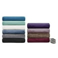 thumbnail image 2 of Beautyrest Plush Heated Blanket, Full, Red, 2 of 11