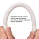 thumbnail image 3 of Tubería de conducto corrugado PE blanca para cables de alambre 3mx10mmx13mm, 3 of 5