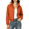 thumbnail image 3 of TaTaai Women's Outdoor Waterproof Windbreaker Jacket Stand Collar Zip Up Lightweight Hiking Coat with Pockets, 3 of 9