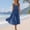 9# Blue, variant on Summer Dress for Womens Maxi 2026 Summer Casual Sleeveless Spaghetti Strap Boho Sundress Flowy Tiered Beach Vacation Long Dress Navy 2XL