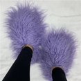 thumbnail image 1 of Factory Price New Designer Real Tan Sheep Fur Women Slides Slippers For Season With Customized Color, 1 of 7