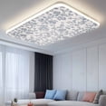 thumbnail image 2 of Blue Floral Fluorescent Light Covers, Farmhouse Vintage Flower Leaf Botanical Magnetic Light Covers for Ceiling Lights, Fluorescent Ceiling Shade Filters for Classroom Bedroom Office 4x2Ft x 3PCS, 2 of 8