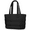 Black, variant on Puffer Tote Bag for Women, Large Capacity Tote Bag with Compartments & Multi-Pockets, Lightweight Quilted Shoulder Bag with Zipper Closure for Travel, Work, Gym, Shop(Black)