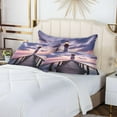 thumbnail image 6 of Coolnut Sunset Lighthouse Plush Pillowcase, Luxury Soft King Pillow Case for Hair and Skin, Standard Size Pillow Covers with Zipper Closure, 20x30in #546 Home Decor Gifts, 6 of 7