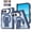 Darkblue, variant on Leymi Magnetic Case for Apple iPhone Duo with Kickstand, Compatible with MagSafe Slim Protective Phone Cover with Hidden Stand Anti-Slip Grip Bumper Rugged for Women Men