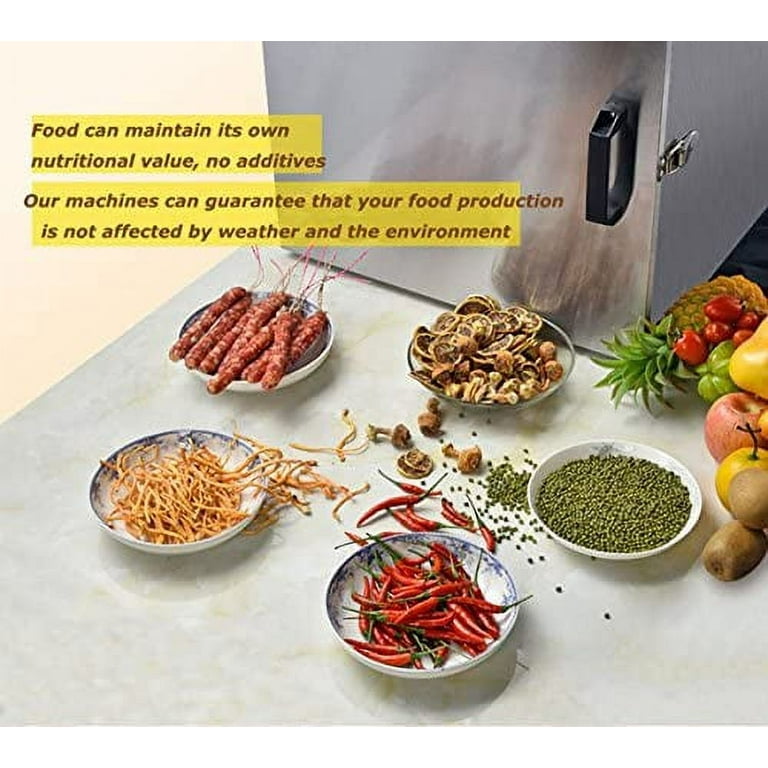 INTBUYING Stainless Stee Food Dehydrator 16 Layers Fruit & Vegetable & Food  Drying Machine Vegetable Pet Food Dryer DIY Machine
