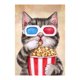thumbnail image 1 of 16 x 20 pulgadas patrón de gato encantador DIY pintura al óleo sobre lienzo pintura por número, 1 of 8