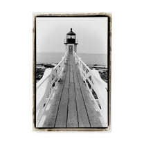 Trademark Fine Art 'Marshall Point Light Maine' Canvas Art by Laura DeNardo