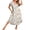 White Flowers, variant on Ekouaer Women's Nightgowns Long Sleepshirt Short Flare Sleeve Sleepwear Soft Night Shirts with Pockets