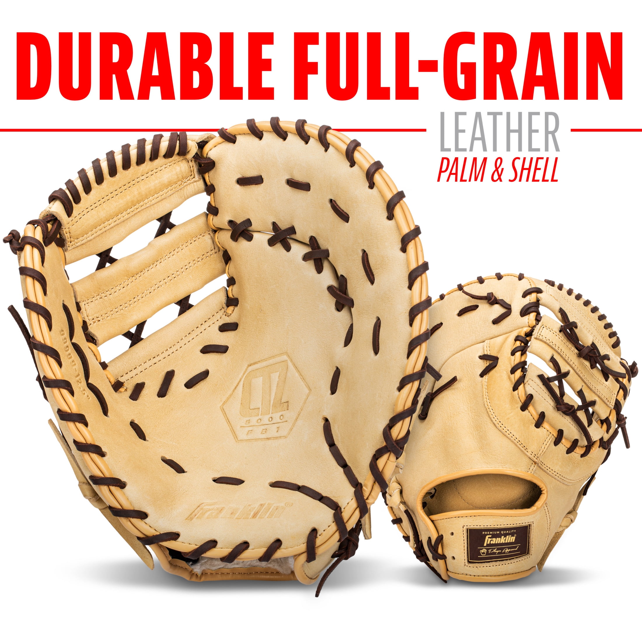 Franklin Sports CTZ Gloves Adult 12.5 in Baseball First Basemen's Glove (Right Hand Throw)