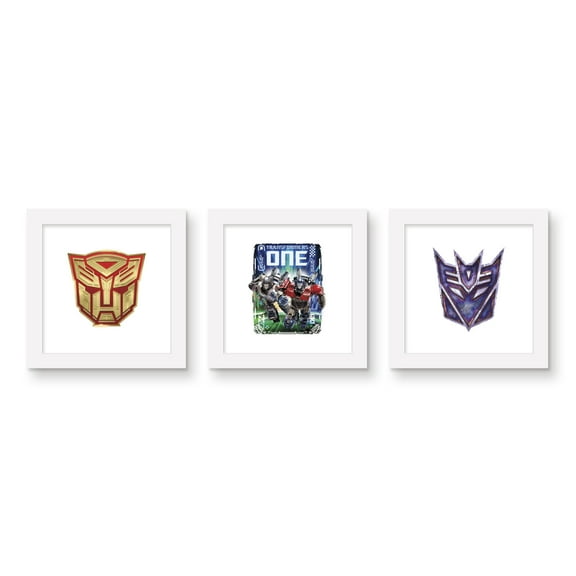 Gallery Pops Transformers One - Factions Wall Art Bundle (3-Pack)