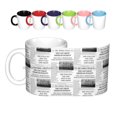thumbnail image 2 of La última gran dinastía americana Periódico Tazas de cerámica Tazas de café Tazas de té con leche Letras de Reputation 1989 Swift Taylor Ts7 Speak, 2 of 5