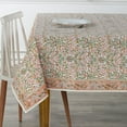 thumbnail image 4 of Mantel Ridhi Sassy, color salmón y verde esmeralda, 72 x 160 cm, 4 of 7