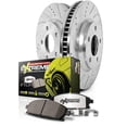 thumbnail image 1 of Power Stop K4749-26 Brake Kit Z26 Street Warrior Z26 Street Warrior Carbon Fiber Ceramic Brake Pads; Drilled And Slotted Rotor; With Rotor/ Brake Pad/ Hardware, 1 of 3